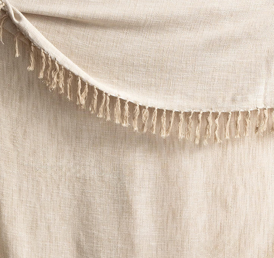 Surrey 130x170cm Throw Rug Natural