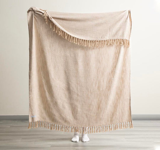 Surrey 130x170cm Throw Rug Natural
