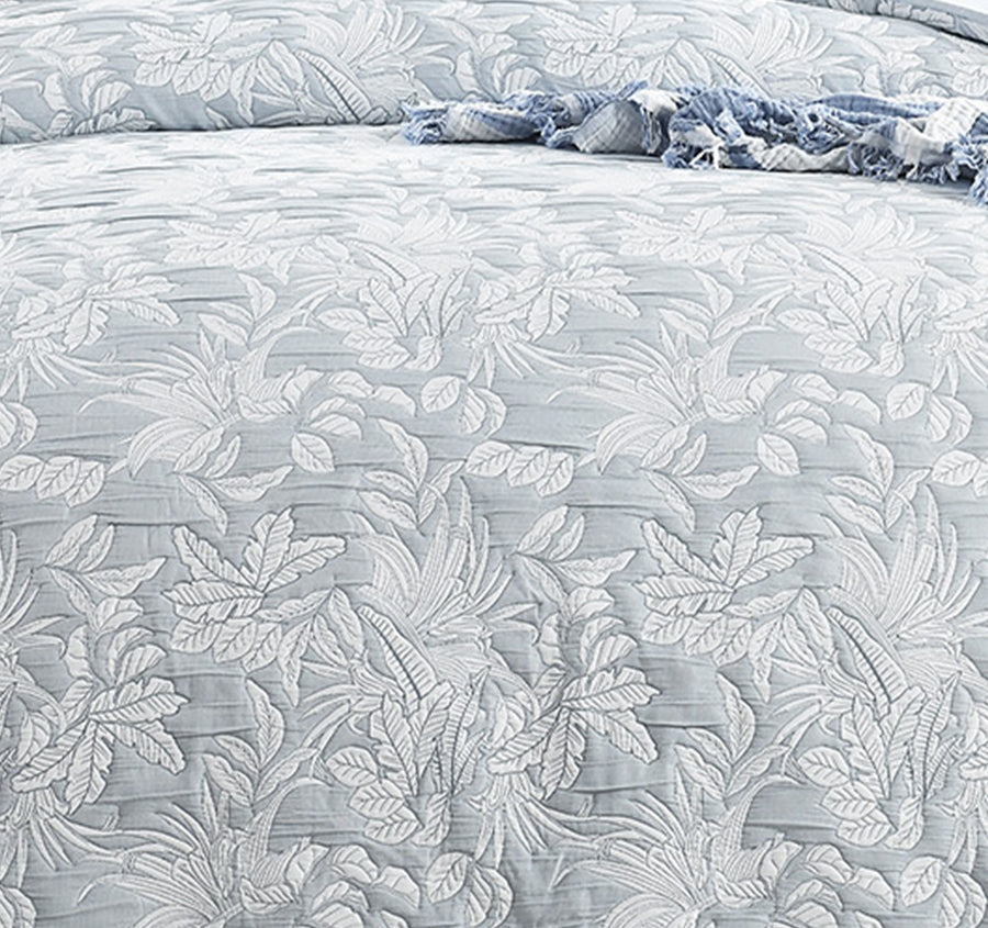 Westley Quilt Cover Set Range Aqua