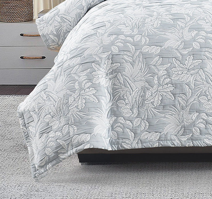 Westley Quilt Cover Set Range Aqua