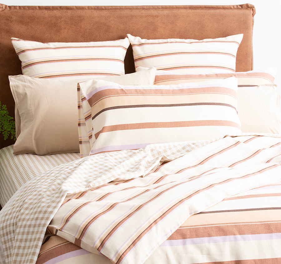 William Stripe Quilt Cover Set Range 