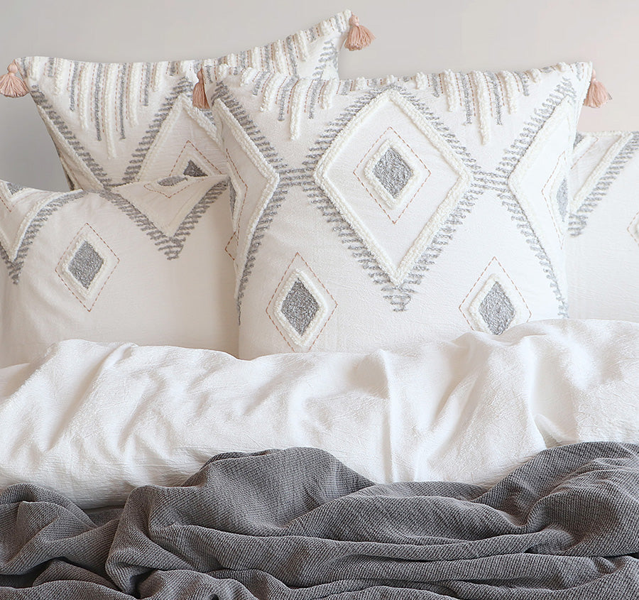 Zuma European Pillowcase White