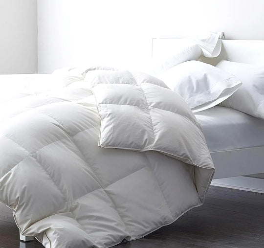 Classic White Duck 50% Down and 50% Feather All Seasons Quilt Range