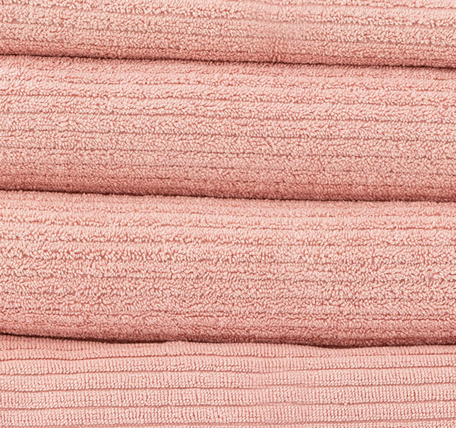 Cobblestone 650gsm Cotton Bath Towel Range Blush