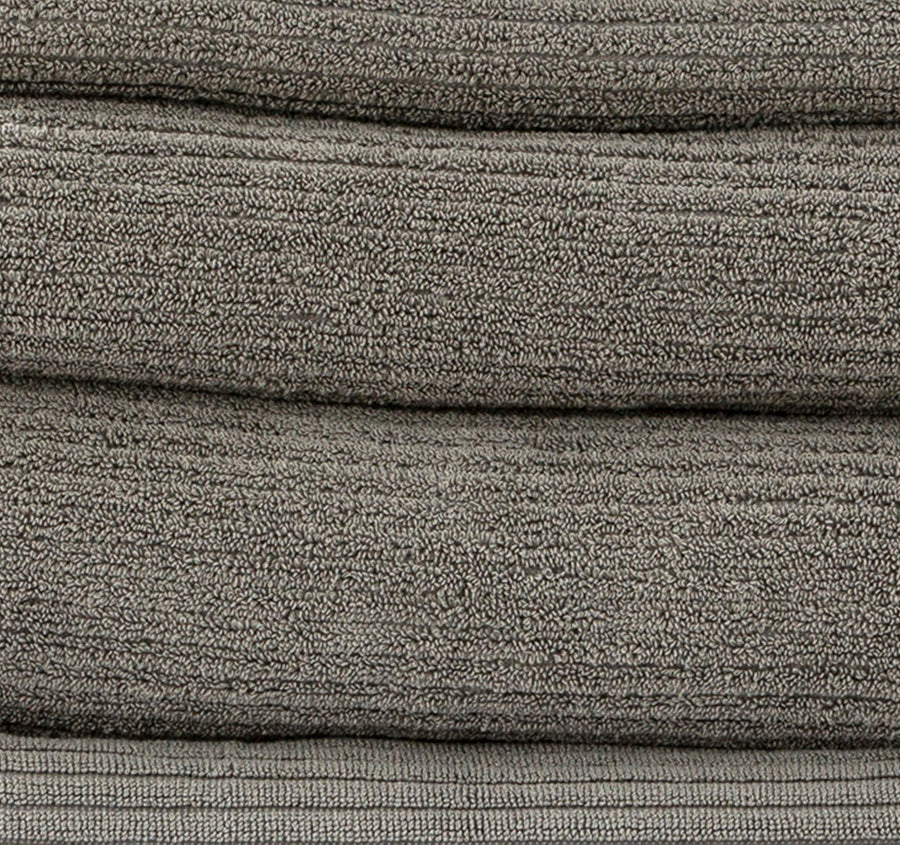 Cobblestone 650gsm Cotton Bath Towel Range Granite