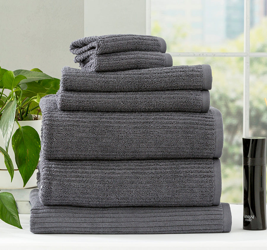 Cobblestone 650gsm Cotton Bath Towel Range Platinum