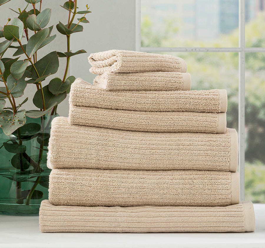 Cobblestone 650gsm Cotton Bath Towel Range Stone