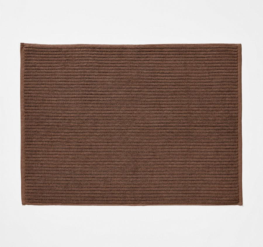 Cobblestone 800gsm Cotton Bath Mat Toffee