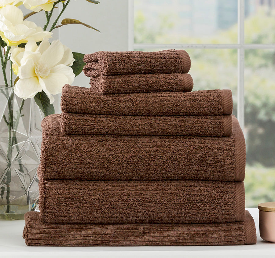 Cobblestone 650gsm Cotton Bath Towel Range Toffee