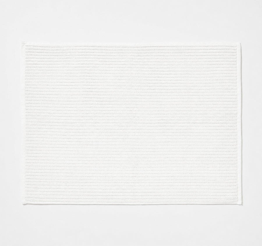 Cobblestone 800gsm Cotton Bath Mat White