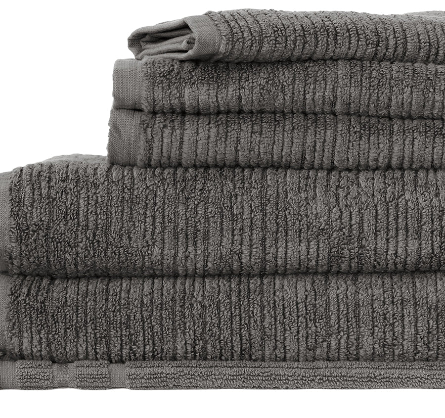 Chelsea 550gsm Cotton Bath Towel Range Charcoal