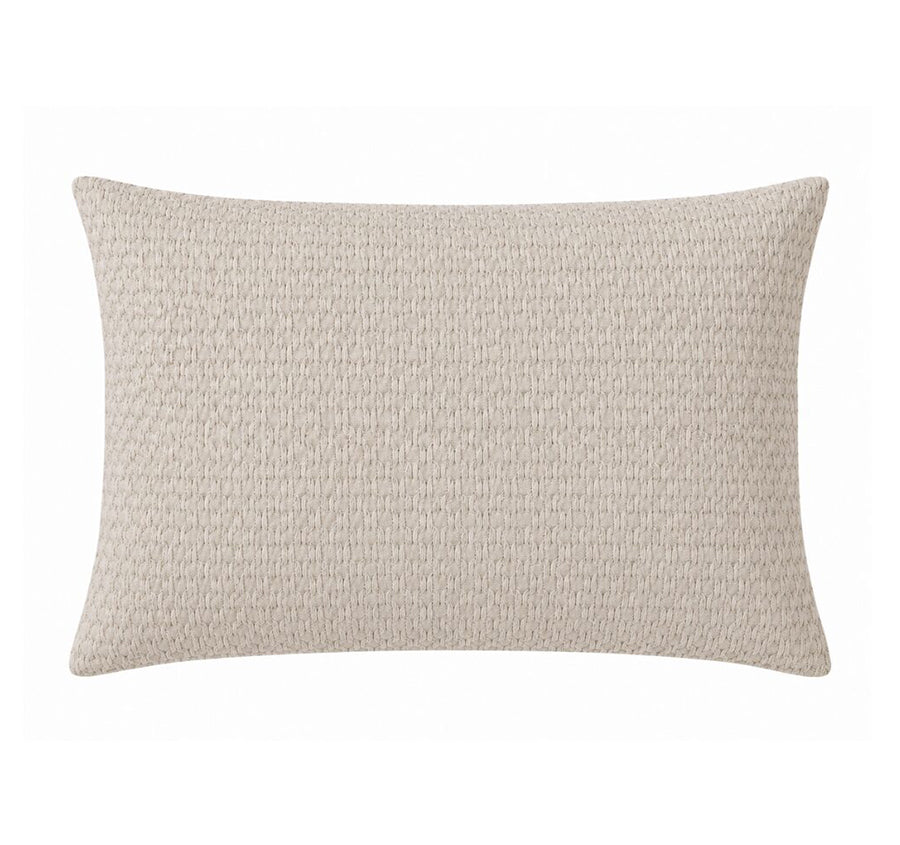 Favo Cotton Waffle Standard Pillowcase Pair Natural