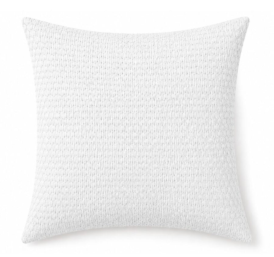 Favo Cotton Waffle European Pillowcase White