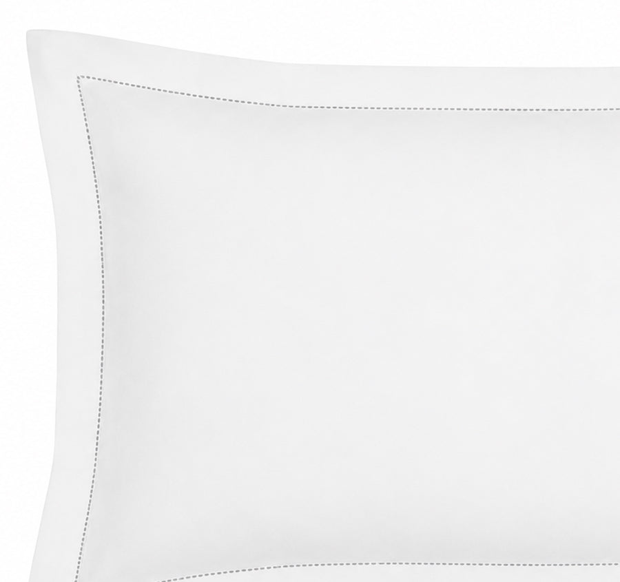 Union Hemstitch Standard Oxford Pillowcase White