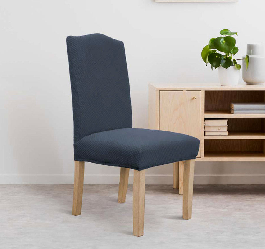 Boston Dining Chair Cover Denim