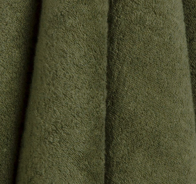 Vida Organic 630GSM Cotton Bath Towel Range Olive