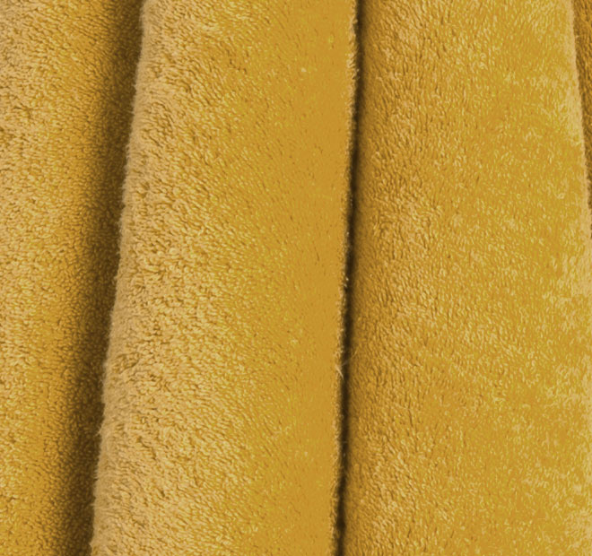 Vida Organic 630GSM Cotton Bath Towel Range Saffron