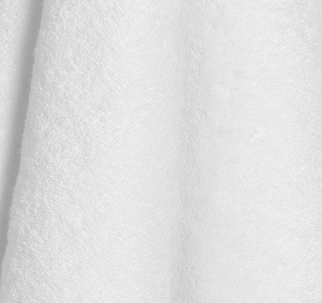 Vida Organic 630GSM Cotton Bath Towel Range White