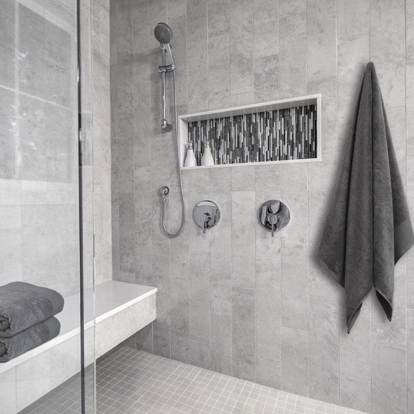 Seneca Home Vida Organic towel in charcoal