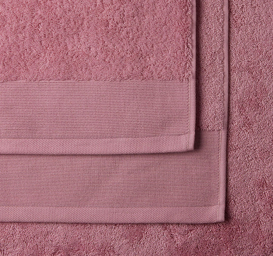 Vida Organic 630GSM Cotton Bath Towel Range Pink