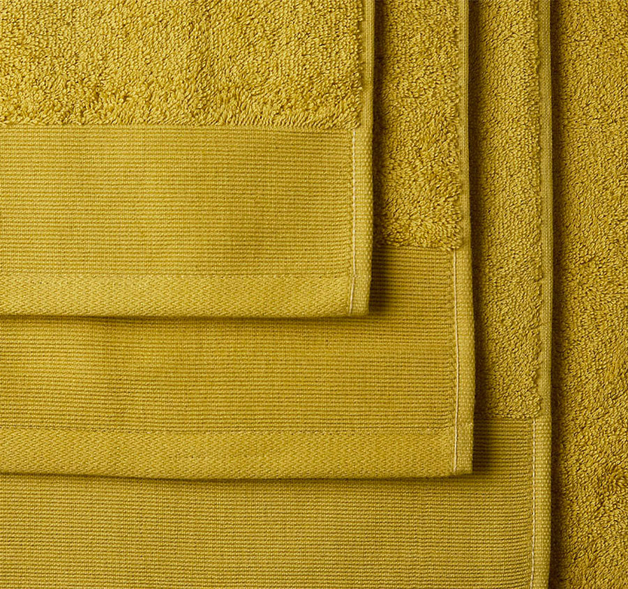 Vida Organic 800GSM Cotton Bath Mat Saffron