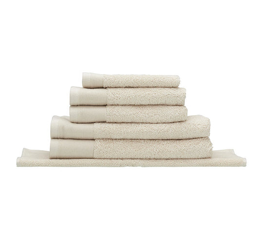 Vida Organic 630GSM Cotton Bath Towel Range Sand