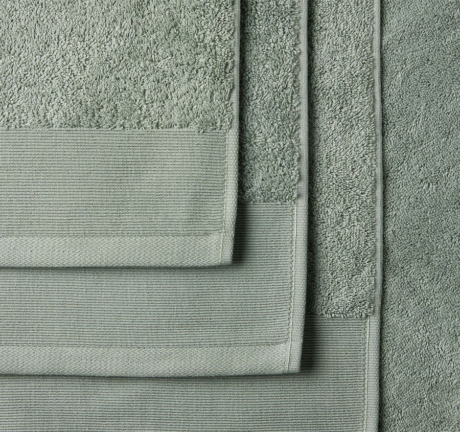 Vida Organic 800GSM Cotton Bath Mat Seafoam