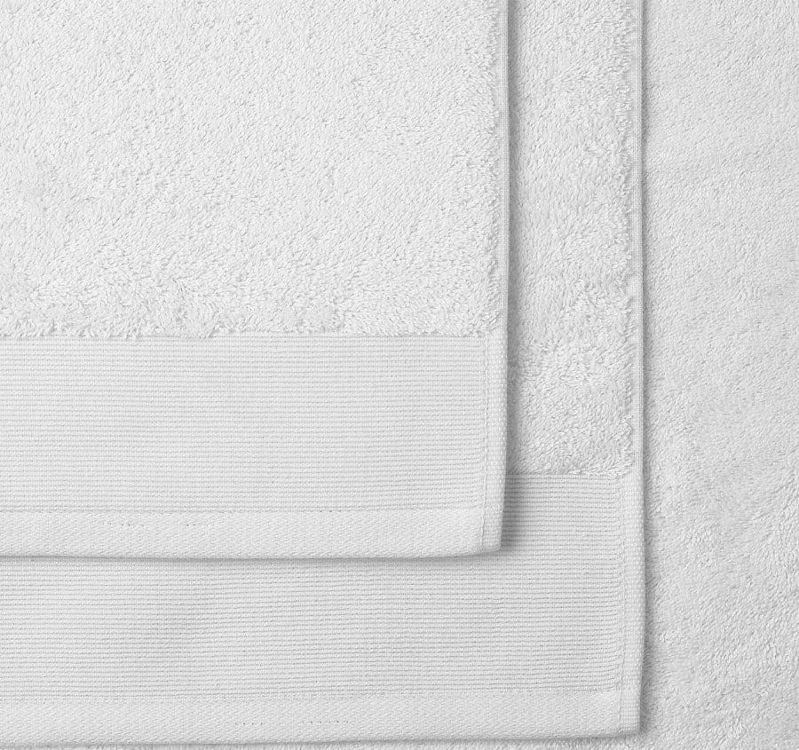 Vida Organic 800GSM Cotton Bath Mat White