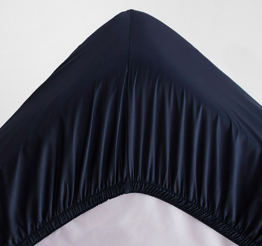 Hotel Luxury 1000THC Cotton Sateen Mega Sheet Set Range Midnight