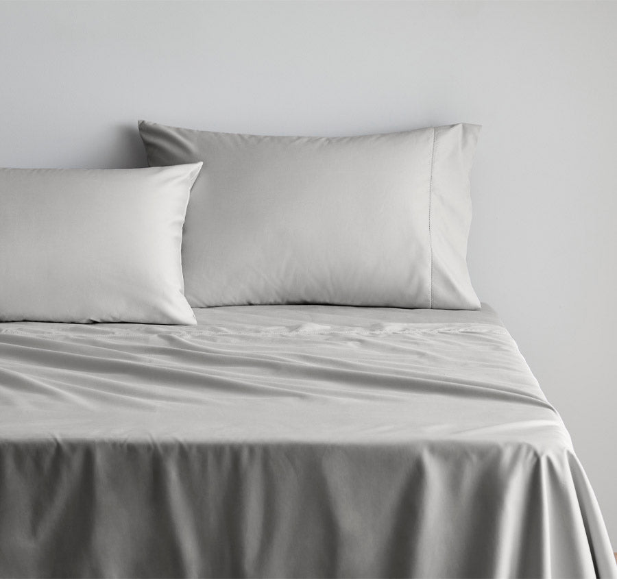 Hotel Luxury 1000THC Cotton Sateen Mega Sheet Set Range Dove