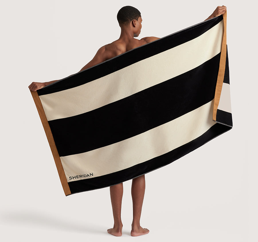 Apolle 95cm x 175cm Beach Towel Ebony
