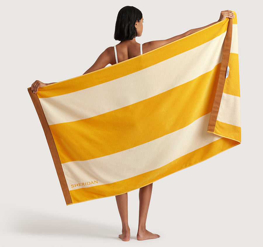 Apolle 95cm x 175cm Beach Towel Sungold