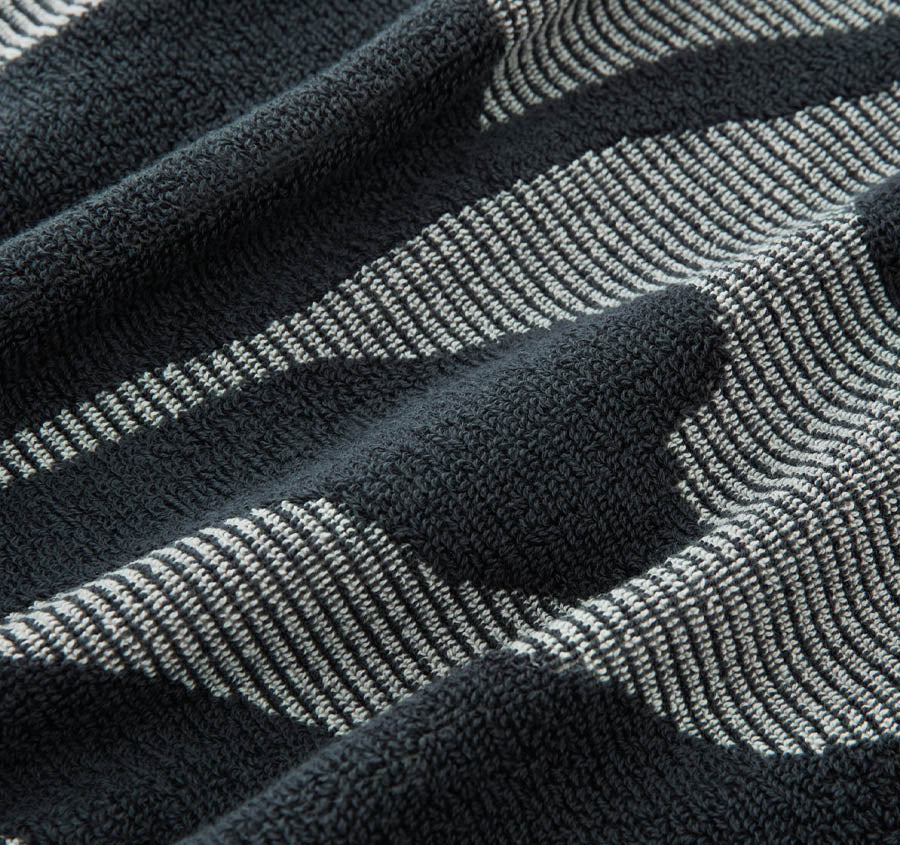 Cowrie Bay 95x175cm Beach Towel Carbon