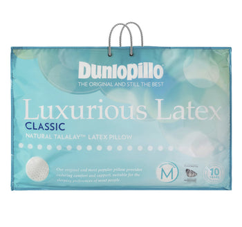 Luxurious Latex Classic Medium Profile Standard Pillow