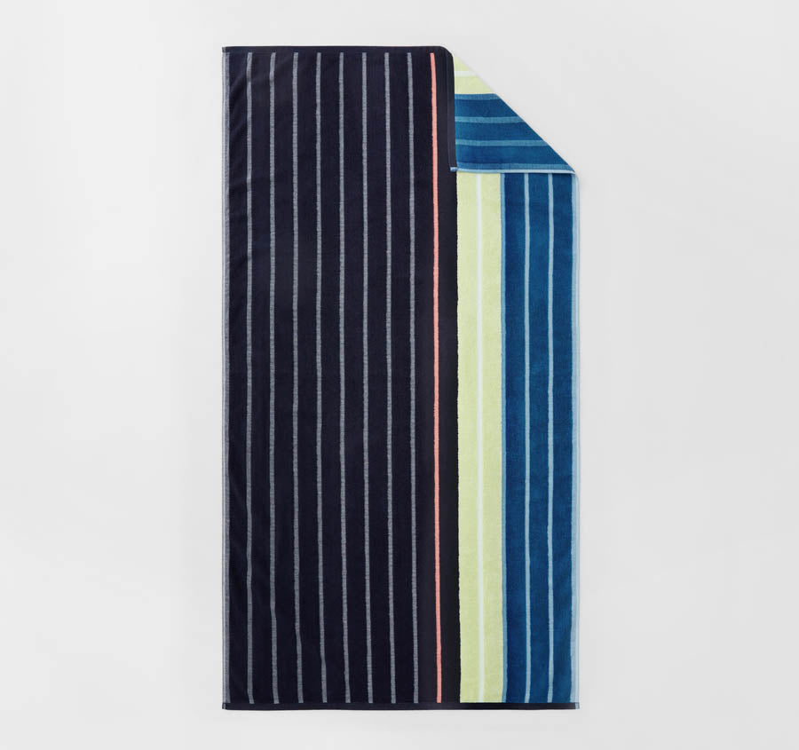 Islay Shores 95x175cm Beach Towel Midnight