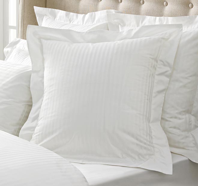 Millennia 1200THC Tailored European Pillowcase Snow