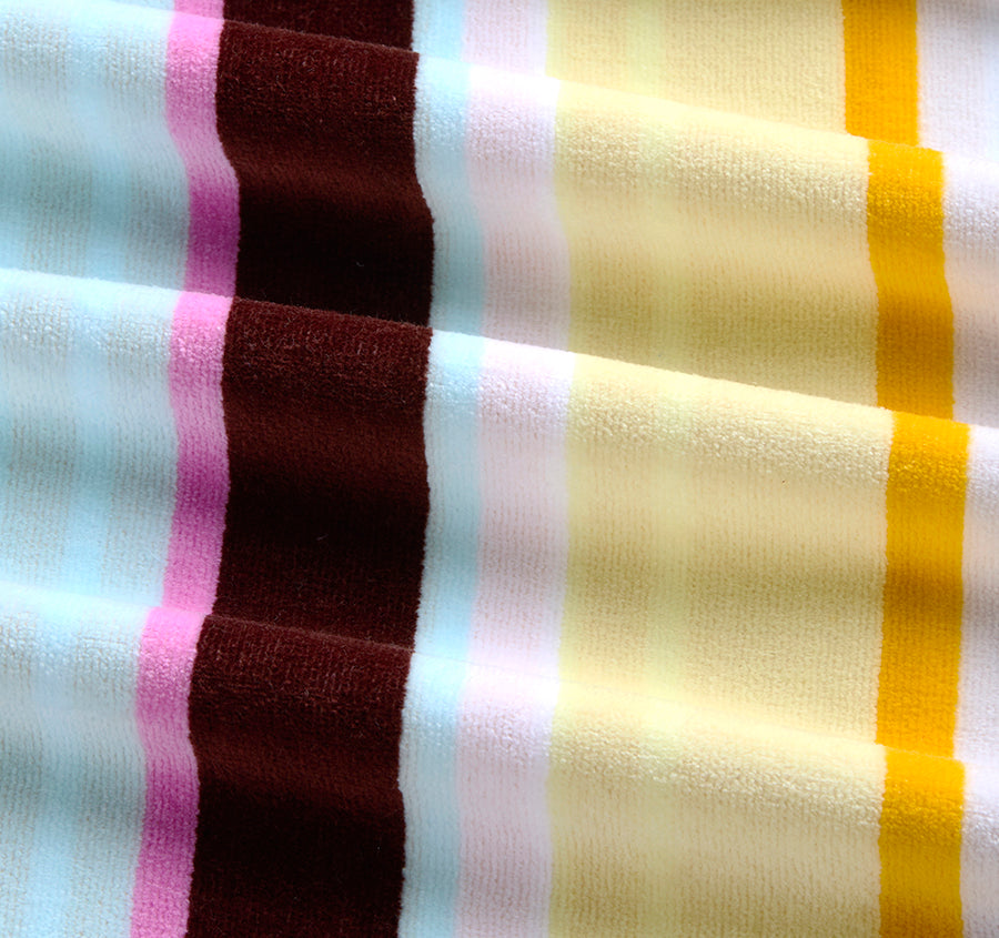 Seeker Stripe 95cm x 175cm Beach Towel Lemoncello