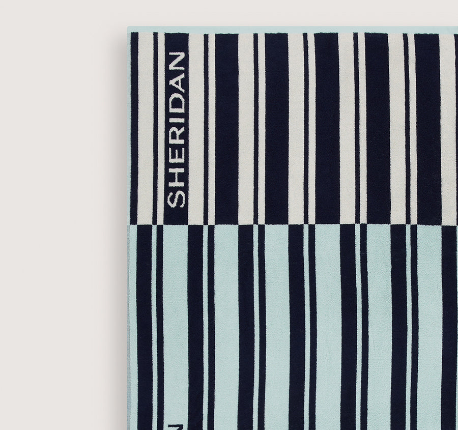 Solaya 95cm x 175cm Beach Towel Polar Blue