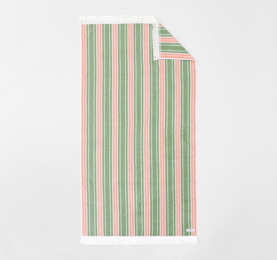 Tropo 95x175cm Beach Towel Snow Pea