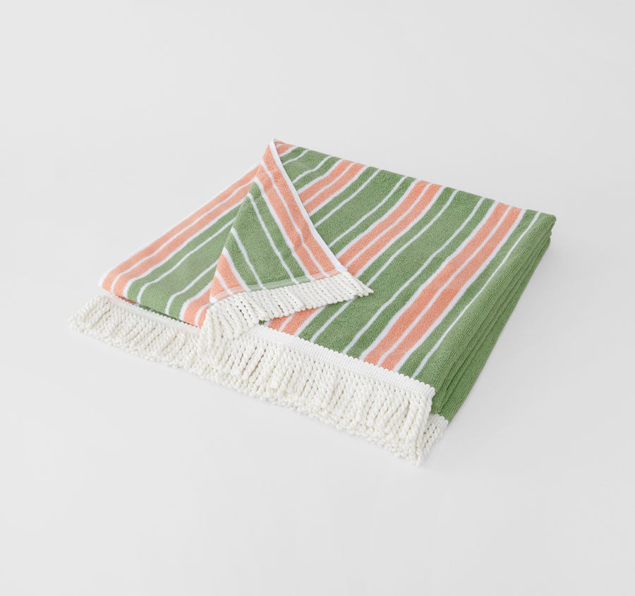 Tropo 95x175cm Beach Towel Snow Pea