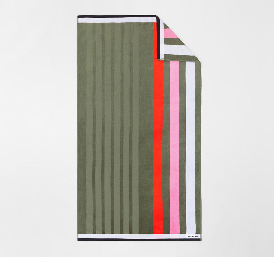 Verona 95x175cm Beach Towel Herbal