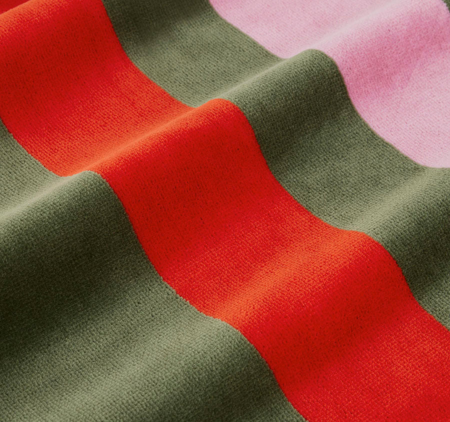 Verona 95x175cm Beach Towel Herbal