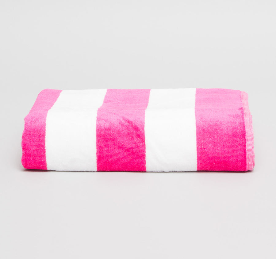 Havana 75x150cm Pool Towel Hot Pink