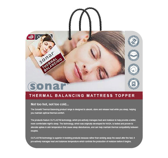 Sonar Thermal Balancing Mega Fitted Mattress Topper Range