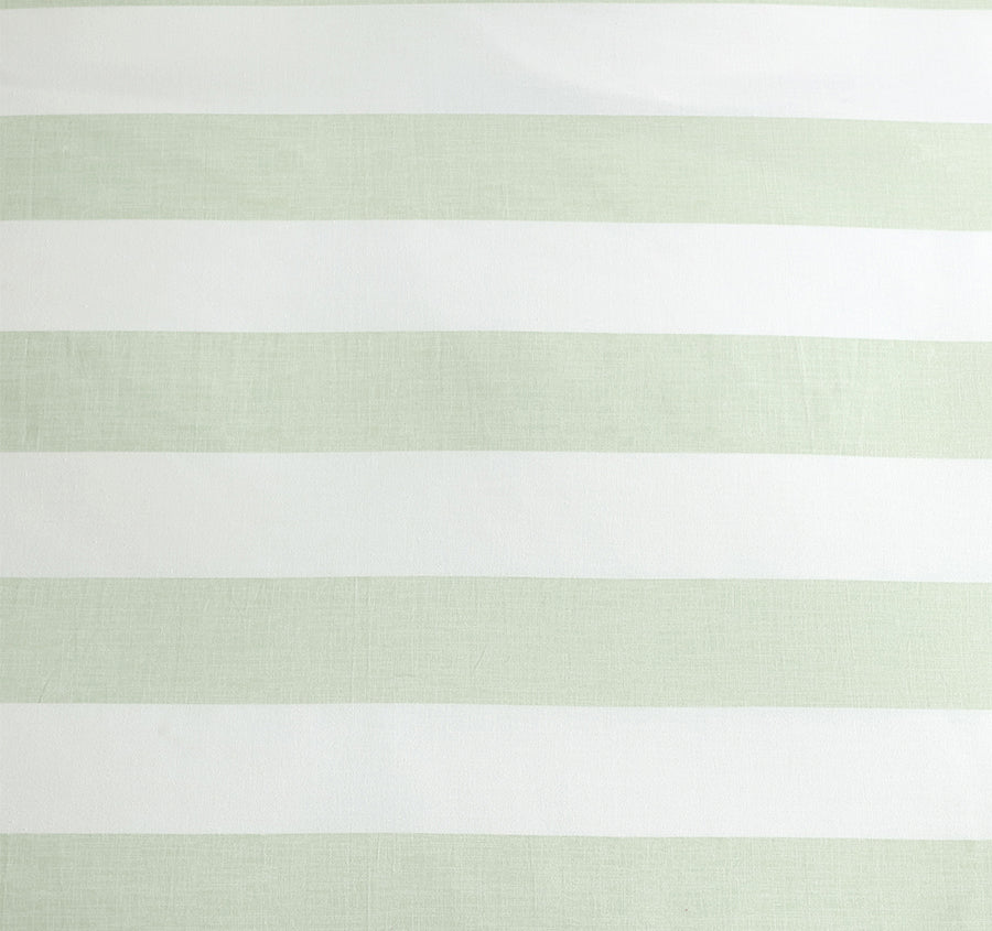 Awning Stripe Quilt Cover Set Range Sage