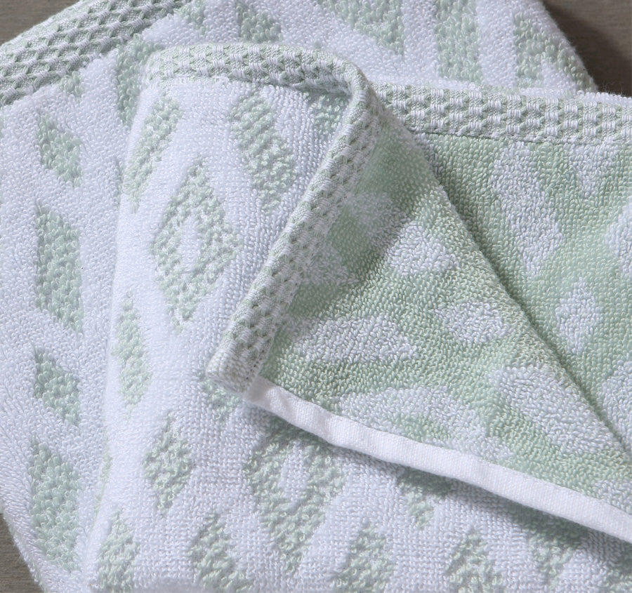 Bimini 6 Piece Towel Set Coconut and Whirlpool