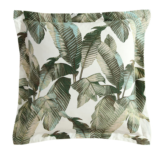 Fiesta Palms European Pillowcase Green