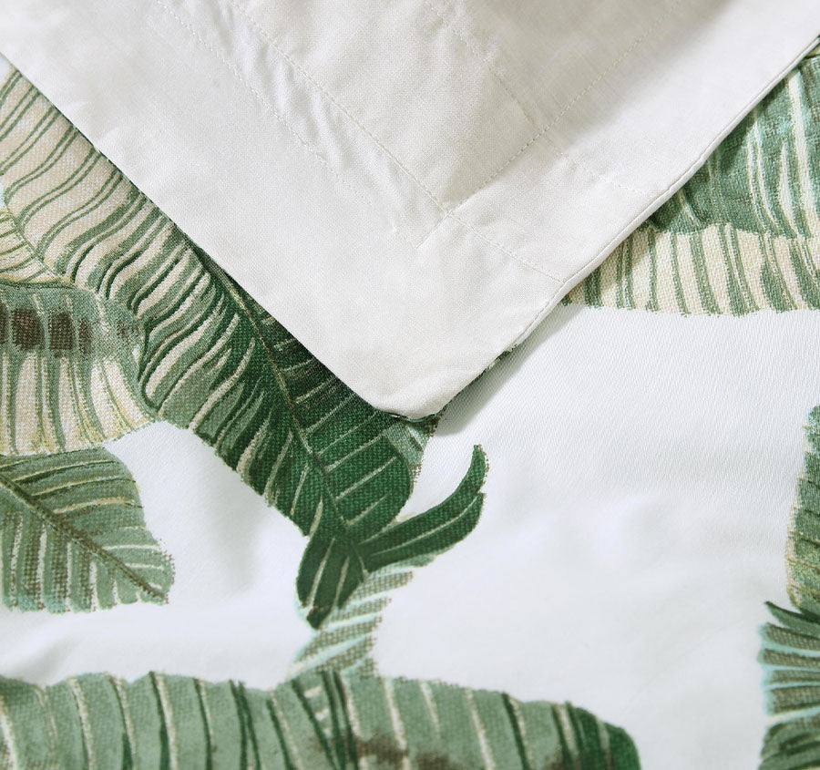 Fiesta Palms Quilt Cover Set Range Green