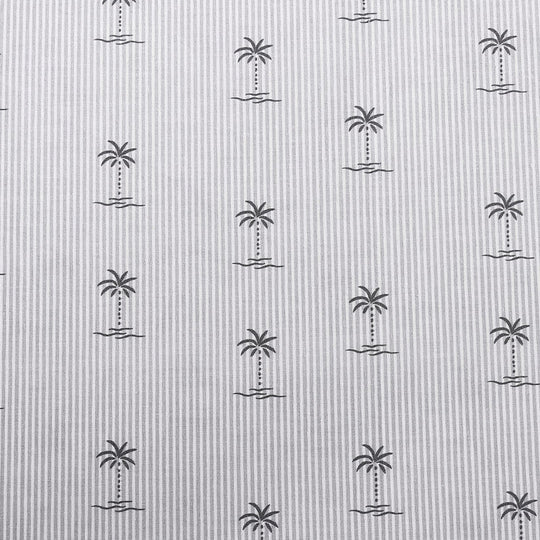 Kew Palm Sheet Set Range Pelican Grey