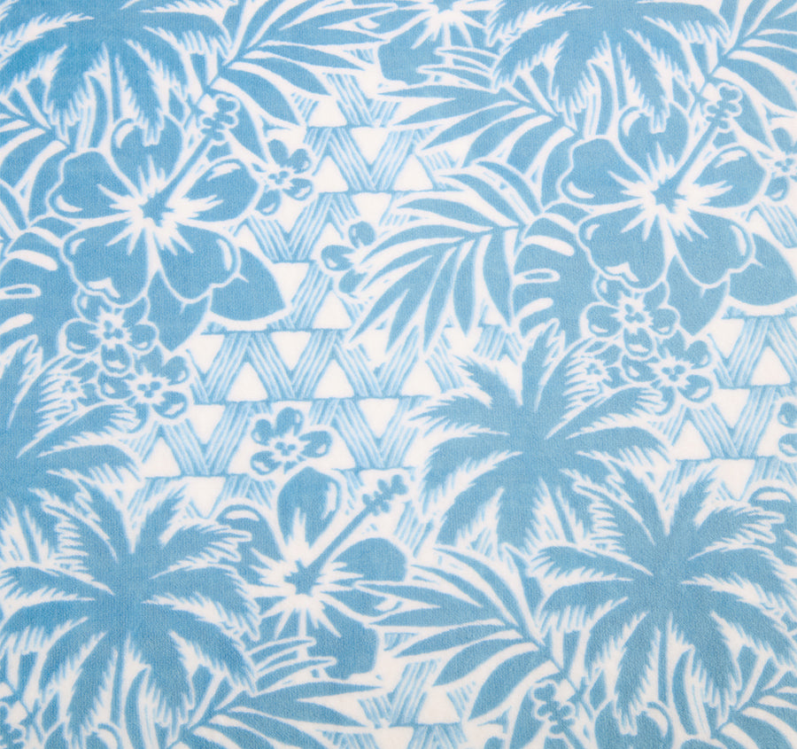 Lanikai Fronds 152x178cm Throw Blue